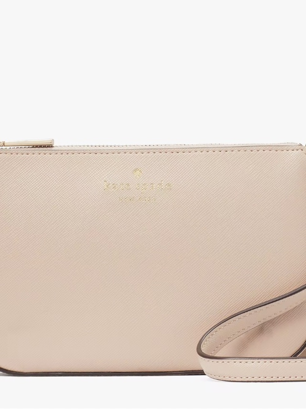 Kate Spade Schuyler Warm Beige Light Pink Crossbody Bag